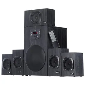 Genius reproduktory SW-HF 5.1 4500 v2, 5.1, 125W, čierne, diaľkové ovládanie, domáce kino, 3